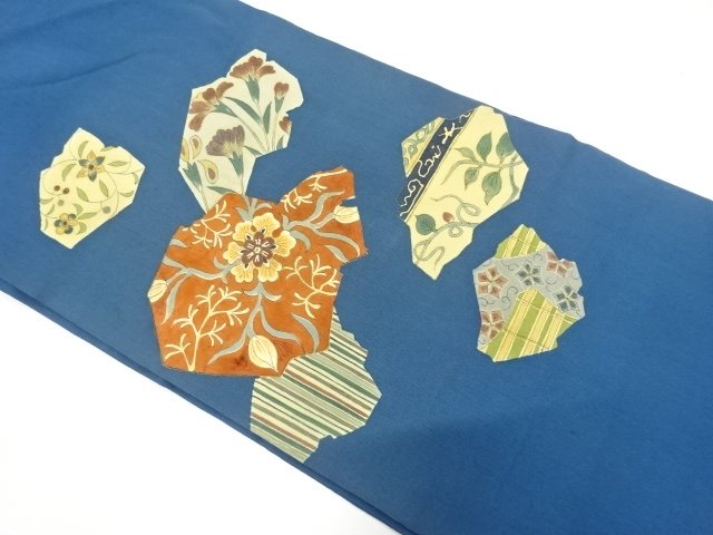 JAPANESEKIMONO / ANTIQUE KIRIBAME-STYLE HANA-SARA KIMONO FOR SUMMER PA